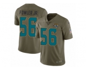 Men Nike Jacksonville Jaguars #56 Dante Fowler Jr Limited Olive 2017 Salute to Service NFL Jersey