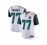 Men Nike Jacksonville Jaguars #77 Patrick Omameh White Vapor Untouchable Limited Player NFL Jersey
