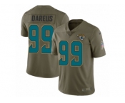 Men Nike Jacksonville Jaguars #99 Marcell Dareus Limited Olive 2017 Salute to Service NFL Jersey