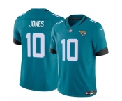 Men's Jacksonville Jaguars #10 Mac Jones Teal 2023 F.U.S.E Vapor Untouchable Limited Football Stitched Jersey