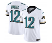 Men's Jacksonville Jaguars #12 Travis Hunter White 2026 F.U.S.E. Vapor Untouchable Limited Football Stitched Jersey