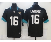 Men's Jacksonville Jaguars #16 Trevor Lawrence Black Alternate Vapor Untouchable Limited Player Football Jersey