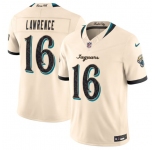 Men's Jacksonville Jaguars #16 Trevor Lawrence Cream 2026 F.U.S.E. Rivalries Collection Limited Football Stitched Jersey