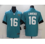 Men's Jacksonville Jaguars #16 Trevor Lawrence Teal Green Alternate Vapor Untouchable Limited Player Football Jersey