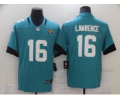 Men's Jacksonville Jaguars #16 Trevor Lawrence Teal Green Alternate Vapor Untouchable Limited Player Football Jersey