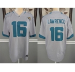 Men's Jacksonville Jaguars #16 Trevor Lawrence White Football Stitched Jersey