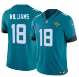 Men's Jacksonville Jaguars #18 C.J. Williams Teal 2026 Draft F.U.S.E. Vapor Untouchable Limited Football Stitched Jersey