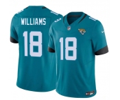 Men's Jacksonville Jaguars #18 C.J. Williams Teal 2026 Draft F.U.S.E. Vapor Untouchable Limited Football Stitched Jersey
