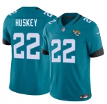 Men's Jacksonville Jaguars #22 Jalen Huskey Teal 2026 Draft F.U.S.E. Vapor Untouchable Limited Football Stitched Jersey