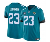 Men's Jacksonville Jaguars #23 Foye Oluokun Teal 2025 F.U.S.E. With 4-Star C Patch Vapor Untouchable Limited Football Stitched Jersey