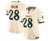 Men's Jacksonville Jaguars #28 Fred Taylor Cream 2026 F.U.S.E. Rivalries Collection Limited Football Stitched Jersey