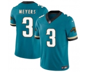 Men's Jacksonville Jaguars #3 Jokobi Meyers Teal 2025 F.U.S.E. Prowler Throwback Vapor Limited Football Stitched Jersey