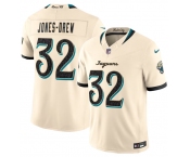 Men's Jacksonville Jaguars #32 Jahlani Tavai Cream 2026 F.U.S.E. Rivalries Collection Limited Football Stitched Jersey