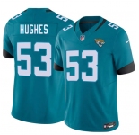 Men's Jacksonville Jaguars #53 Parker Hughes Teal 2026 Draft F.U.S.E. Vapor Untouchable Limited Football Stitched Jersey