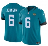 Men's Jacksonville Jaguars #6 Antonio Johnson Teal 2026 F.U.S.E. Vapor Untouchable Limited Football Stitched Jersey