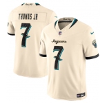 Men's Jacksonville Jaguars #7 Brian Thomas Jr. Cream 2026 F.U.S.E. Rivalries Collection Limited Football Stitched Jersey
