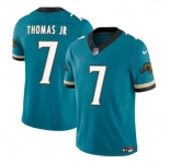 Men's Jacksonville Jaguars #7 Brian Thomas Jr Teal 2025 F.U.S.E. Prowler Throwback Vapor Untouchable Football Stitched Jersey