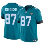 Men's Jacksonville Jaguars #87 Nate Boerkircher Teal 2026 Draft F.U.S.E. Vapor Untouchable Limited Football Stitched Jersey