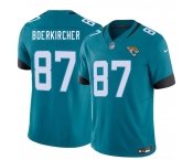 Men's Jacksonville Jaguars #87 Nate Boerkircher Teal 2026 Draft F.U.S.E. Vapor Untouchable Limited Football Stitched Jersey