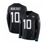 Men's Nike Jacksonville Jaguars #10 Donte Moncrief Limited Black Therma Long Sleeve NFL Jersey