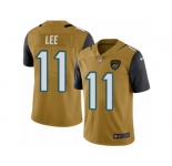 Men's Nike Jacksonville Jaguars #11 Marqise Lee Limited Gold Rush NFL Jersey