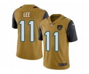 Men's Nike Jacksonville Jaguars #11 Marqise Lee Limited Gold Rush NFL Jersey