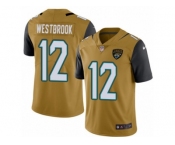 Men's Nike Jacksonville Jaguars #12 Dede Westbrook Limited Gold Rush NFL Jersey