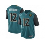 Men's Nike Jacksonville Jaguars #12 Dede Westbrook Limited Teal Green Team Color NFL Jersey