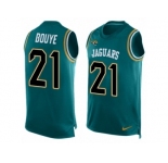 Men's Nike Jacksonville Jaguars #21 A.J. Bouye Limited Teal Green Player Name & Number Tank Top NFL Jersey