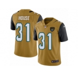 Men's Nike Jacksonville Jaguars #31 Davon House Limited Gold Rush NFL Jersey