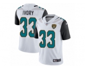 Men's Nike Jacksonville Jaguars #33 Chris Ivory White Vapor Untouchable Limited Player NFL Jersey