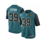 Men's Nike Jacksonville Jaguars #39 Tashaun Gipson Limited Teal Green Team Color NFL Jersey
