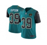 Men's Nike Jacksonville Jaguars #39 Tashaun Gipson Vapor Untouchable Limited Teal Green Team Color NFL Jersey