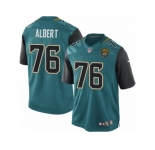 Men's Nike Jacksonville Jaguars #76 Branden Albert Limited Teal Green Team Color NFL Jersey