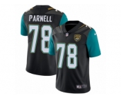 Men's Nike Jacksonville Jaguars #78 Jermey Parnell Vapor Untouchable Limited Black Alternate NFL Jersey