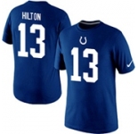 Mens Indianapolis Colts TY Hilton Nike Royal Blue Player Pride Name and Number T-Shirt