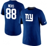 Nike New York Giants Hakeem Nicks Name & Number T-Shirt