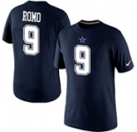 Tony Romo Dallas Cowboys Nike Pride Name & Number T-Shirt Navy Blue