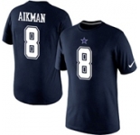 Troy Aikman Dallas Cowboys Nike Player Pride Name & Number T-Shirt Blue
