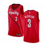Women's Nike Portland Trail Blazers #3 C.J. McCollum Red Swingman Jersey - Earned Edition