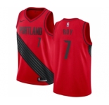 Women's Nike Portland Trail Blazers #7 Brandon Roy Swingman Red Alternate NBA Jersey Statement Edition