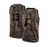 Youth Nike Indiana Pacers #13 Paul George Swingman Camo Realtree Collection NBA Jersey