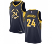 Youth Nike Indiana Pacers #24 Alize Johnson Swingman Navy Blue NBA Jersey - Icon Edition