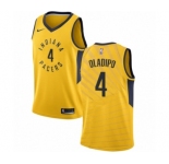 Youth Nike Indiana Pacers #4 Victor Oladipo Authentic Gold NBA Jersey Statement Edition
