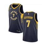 Youth Nike Indiana Pacers #7 Al Jefferson Authentic Navy Blue Road NBA Jersey - Icon Edition