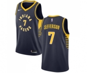 Youth Nike Indiana Pacers #7 Al Jefferson Swingman Navy Blue Road NBA Jersey - Icon Edition