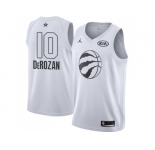Youth Nike Toronto Raptors #10 DeMar DeRozan White NBA Jordan Swingman 2018 All-Star Game Jersey