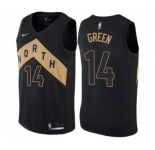 Youth Nike Toronto Raptors #14 Danny Green Swingman Black NBA Jersey - City Edition