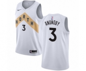 Youth Nike Toronto Raptors #3 OG Anunoby Swingman White NBA Jersey - City Edition