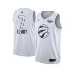 Youth Nike Toronto Raptors #7 Kyle Lowry White NBA Jordan Swingman 2018 All-Star Game Jersey